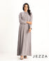 Mandarin Collar Georgette Dress 62651